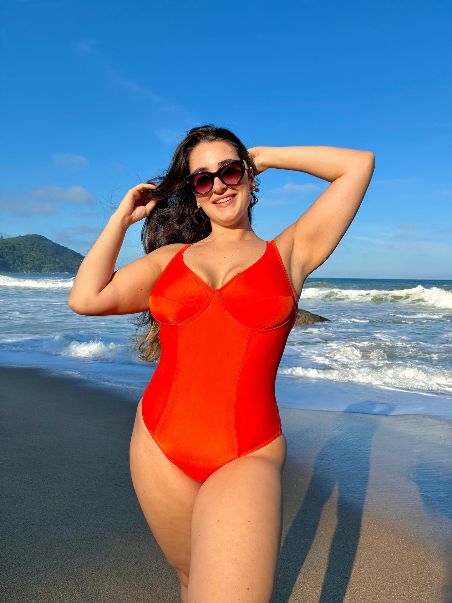 Maiô Senhoril Liso – Vermelho