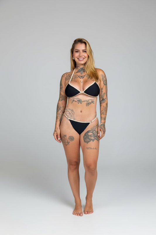 Conjunto Biquini Fita – Preto