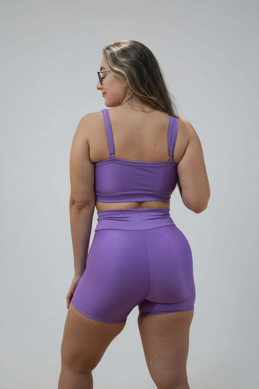 Top Ginástica + Shorts Ginástica